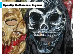 Xogo Spooky Halloween Jigsaw en liña