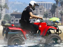 Spill Cartoon ATV Slide online