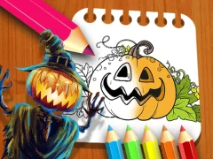游戏Hallowen Coloring Book在线