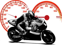 Spel Crazy Bikers Jigsaw på nätet