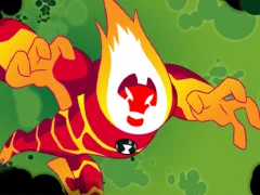 Heatblast and diamondhead 