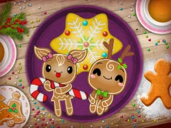 Гаме Christmas Gingerbread - Color Me онлајн