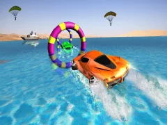 Floating Water Surfer Car Driving: Beach Racing — لعبة مجانية اون لاين