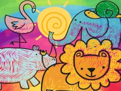 游戏Little Animals Coloring在线