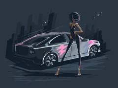 Old and New Cars Coloring — free online game