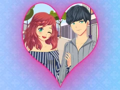 Xogo Romantic Anime Couples Dress Up Game en liña