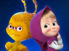 Spil Masha and the Bear: We Come In Peace online