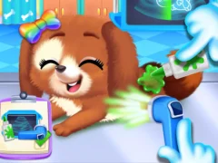 Spill Newborn Puppy Dog Salon online