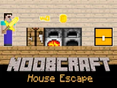 Noobcraft House Escape — bezmaksas tiešsaistes spēle