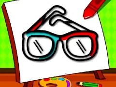 游戏Easy Kids Coloring Glasses在线