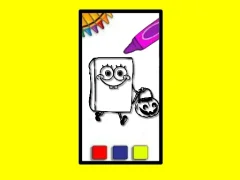 SpobgeBob Halloween Coloring Book — لعبة مجانية اون لاين