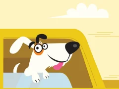 Spill Adorable Puppies in Cars Match 3 online