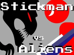 Spel Stickman vs Aliens online
