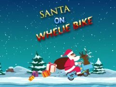 Santa On Wheelie Bike — لعبة مجانية اون لاين