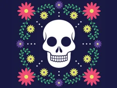 Igra Colorful Skull Jigsaw spletu