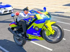 Xogo Police Bike Stunt Race Game en liña