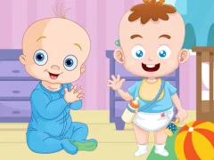 Spel Sweet Babies Jigsaw på nätet
