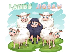 Spill Lambs Jigsaw online