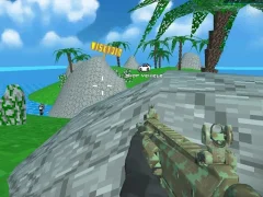 Blocky Combat SWAT Desert Storm Zombie — bezplatná online hra