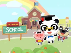Dr Panda School — bezmaksas tiešsaistes spēle