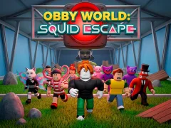 Obby World Squid Escape — безкоштовна онлайн гра