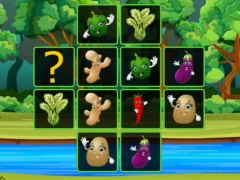 Spel Vegetable Cards Match på nätet