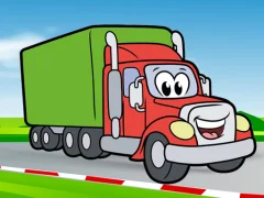 Happy Trucks Coloring — free online game