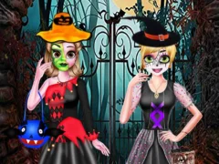 Sister's Halloween Dresses เกมออนไลน์