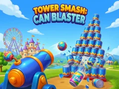 Hra Tower Smash: Can Blaster