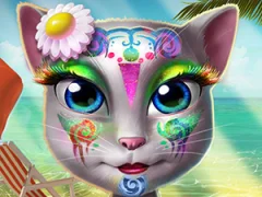 Kitty Beach Makeup เกมออนไลน์