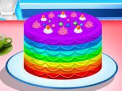 Spill Cooking Rainbow Cake online
