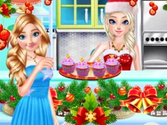 Sister Princess Christmas Cupcake Maker เกมออนไลน์