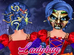 Xogo Ladybug Halloween Hairstyles en liña
