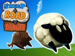 Sheep + Road = Danger — لعبة مجانية اون لاين