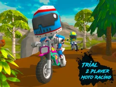Trial 2 Player Moto Racing — لعبة مجانية اون لاين