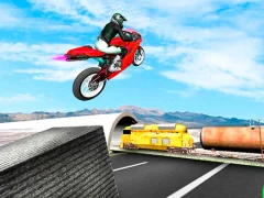 Xogo Trail Bike vs Train Race en liña