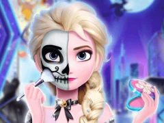 Elsa's Halloween Party Tattoo เกมออนไลน์