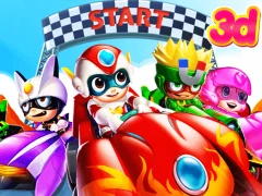 Xogo Cartoon Racing 3D en liña