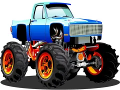 Spil Monster Truck Puzzle online