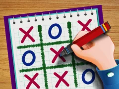 游戏Tic Tac Toe Paper Note 2在线
