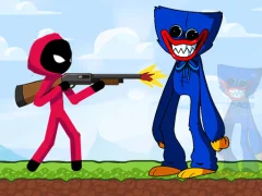 Jwèt Stickman vs Poppy Army sou entènèt