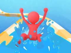 Waterpark Slide Race — bezmaksas tiešsaistes spēle