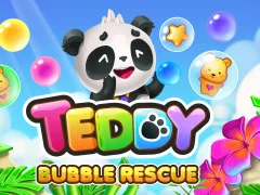 Teddy Bubble Rescue — bezmaksas tiešsaistes spēle