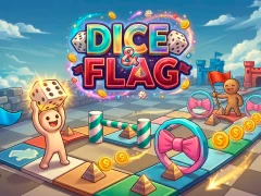 Dice and Flag