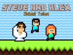 Steve and Alex Skibidi Toilet — 무료 온라인 게임