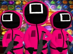 Squid Game Gold match-3 – kostenloses Online-Spiel