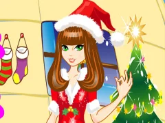 Xogo Christmas Girl Dressup en liña