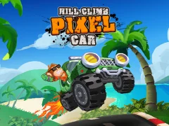 Hill Climb Pixel Car — bezmaksas tiešsaistes spēle
