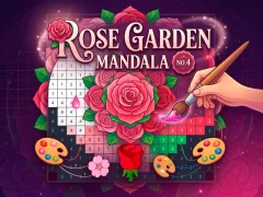 Gêm Rose Garden Mandala No.4 ar-lein