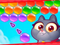 Spil Adventures With Pets! Bubble Shooter online